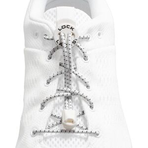 Lock Laces No Tie Shoelaces White OneSize, White