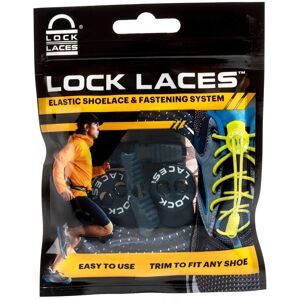 Lock Laces No Tie Shoelaces Dark Navy OneSize, Dark Navy