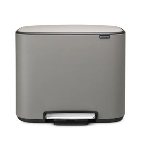 Brabantia Bo pedalbøtte 36 l mineral concrete grey