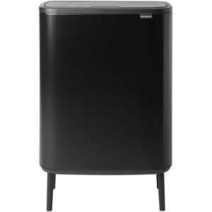 Brabantia Bo touch bin high 2 x 30 L Matt svart