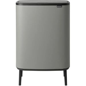 Brabantia Bo touch bin high 60 L Mineral concrete grey