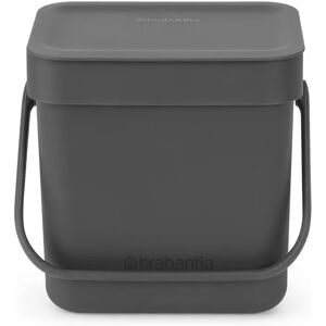 Brabantia Sort & Go søppelbøtte 3 L Grå