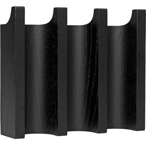 Kristina Dam Studio Column knaggrekke Oak black lacquered