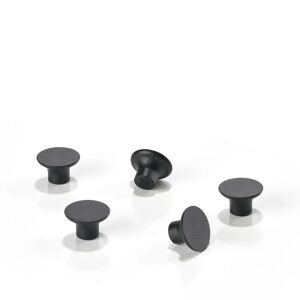 Zone A-Magnet magnet black, 5-pakning