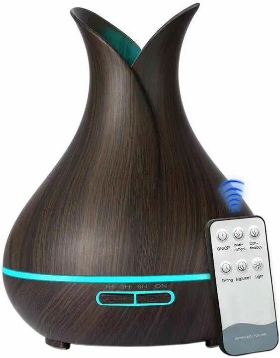 eStore Luftfukter, Aromatherapy Humidifier - Mørkt tre