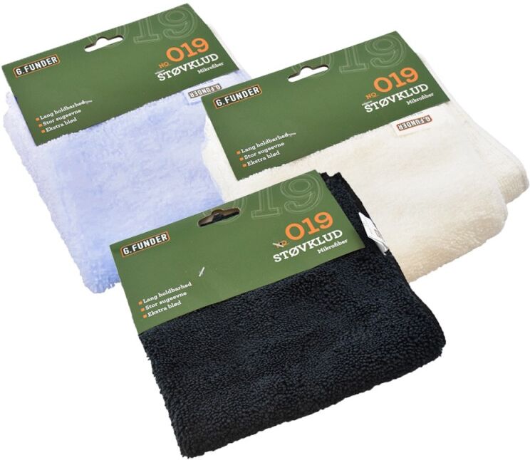 G. Funder Microfiber Støvklud Assorteret 30 X 30 cm Rengjøringsmiddel