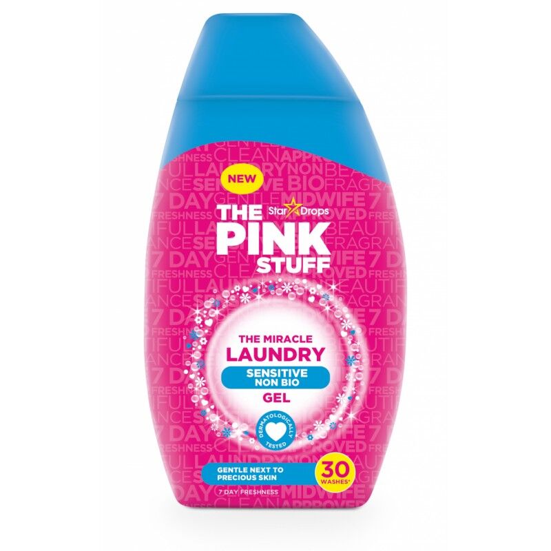 Stardrops The Pink Stuff Sensitive Non Bio Laundry Gel 900 ml Vaskemiddel