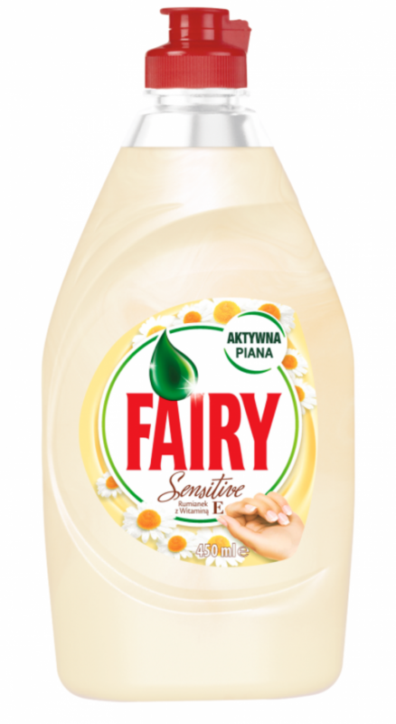 Fairy Sensitive Camomile Dishwashing Liquid 450 ml Oppvaskmiddel