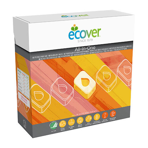 Ecover All In One Opvasketabs - 65 Tabletter