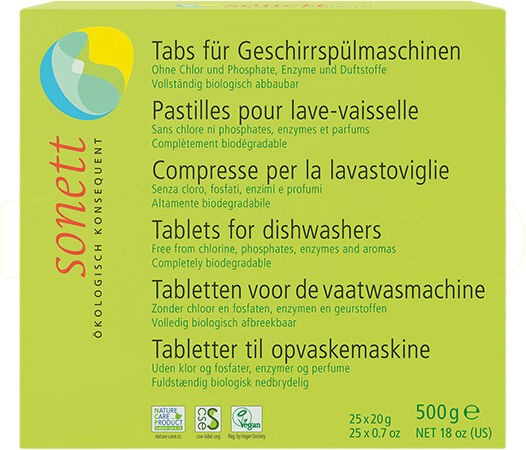 Sonett Opvasketabs 25*20gr - 500 g