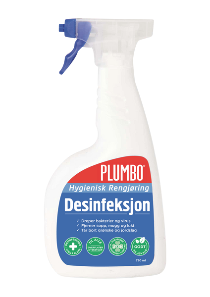 Plumbo Desinfeksjon - Hygienisk Rengjøring 750ml