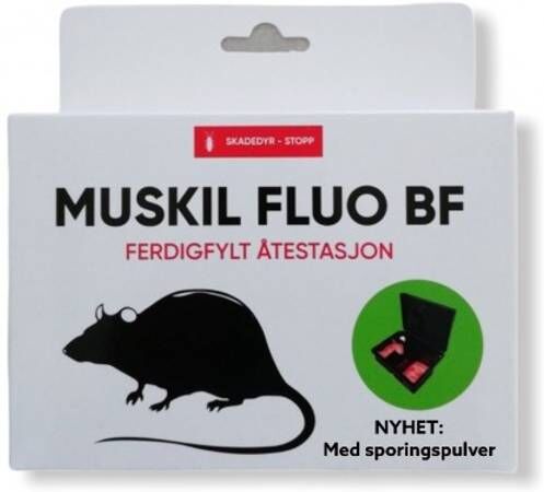 Musegift Åtestasjon - Nå Med Sporingspulver