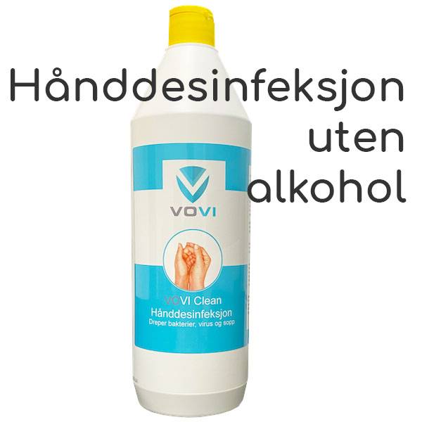 Smittevern Hånddesinfeksjonsvæske 1 Liter Vovi Clean