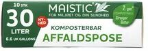 Maistic Bio Group Maistic Komposterbare søppelposer 30 L - 10 stk