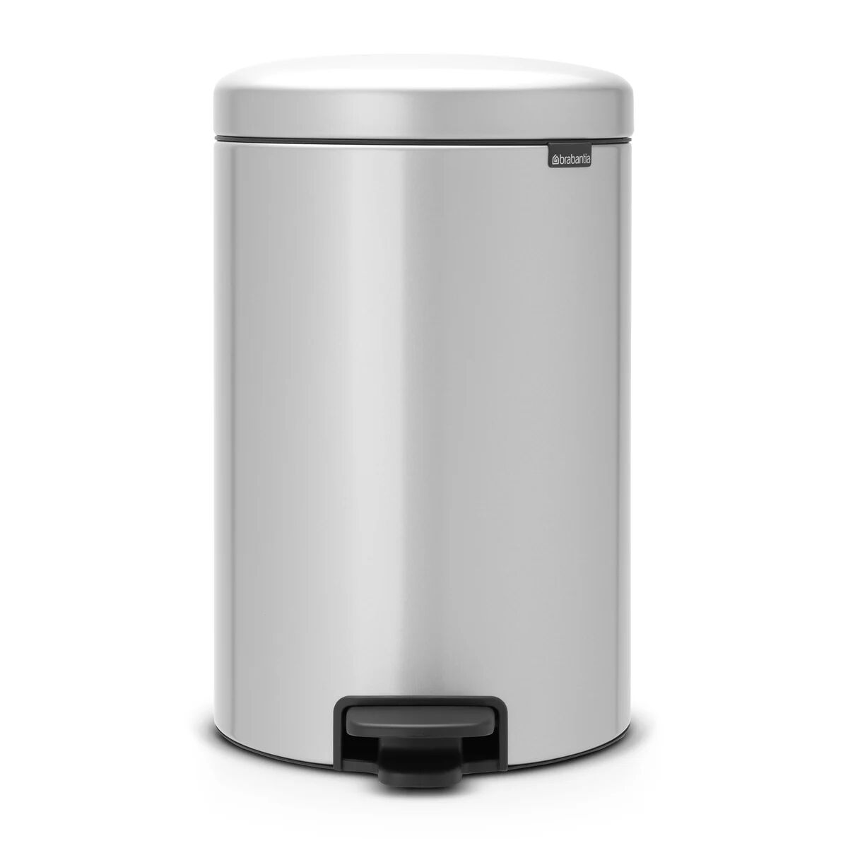 Brabantia New Icon pedalbøtte 20 liter metallic grey (grå)