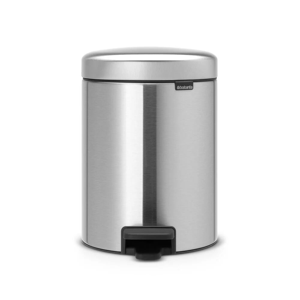 Brabantia New Icon pedalbøtte 5 liter matt steel