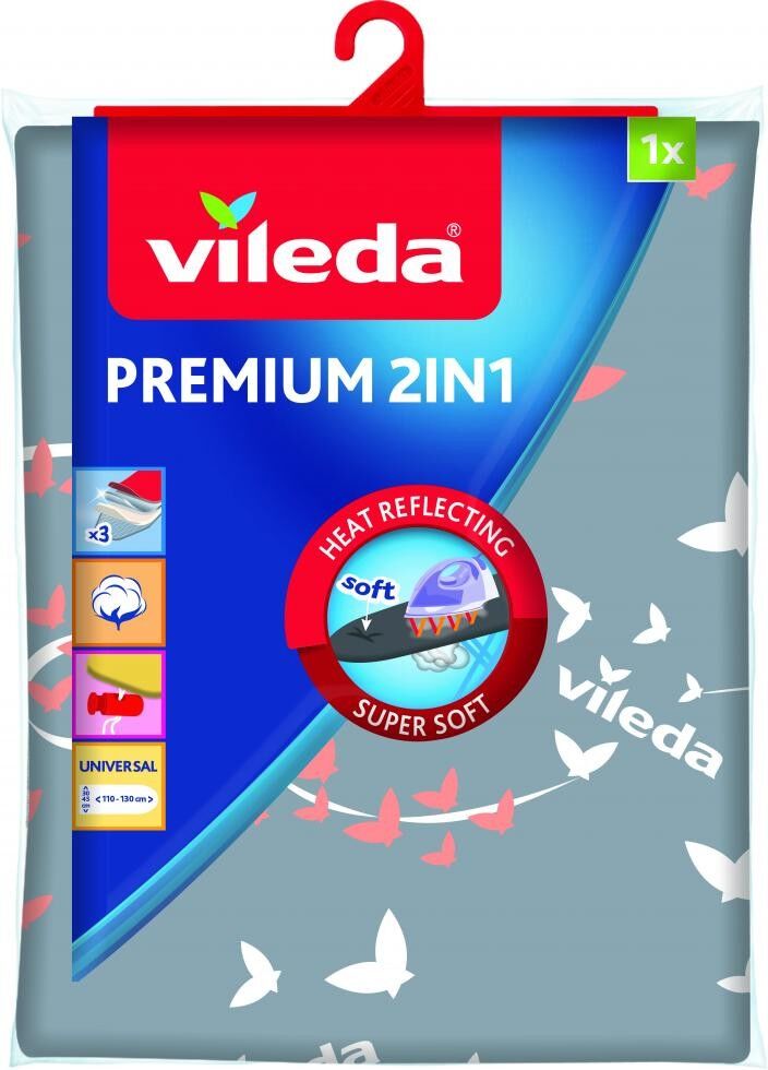 Vileda Capa P/ Tábua Passar a Ferro Premium 2 em 1 Vileda