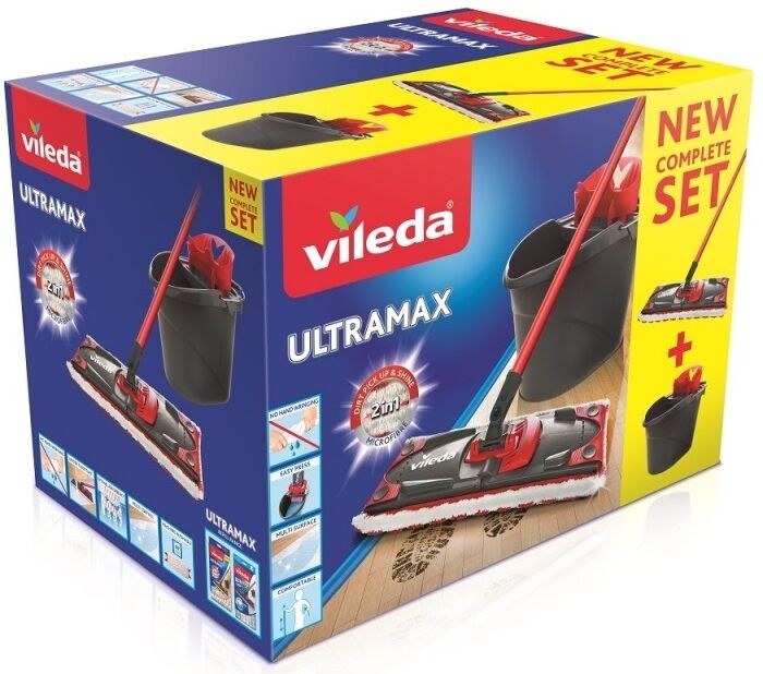 Vileda Sistema De Limpeza Ultramax Mopa + Balde - Vileda