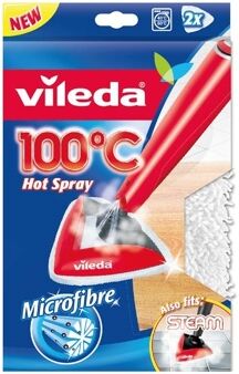 Vileda Recarga Microfibras para Steam e 100ºC (2 recargas)