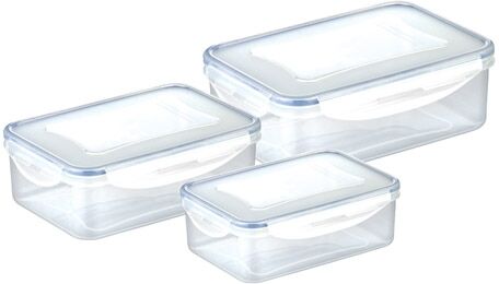 Tescoma caixa rectangular FRESHBOX 3 pcs, 1.0, 1.5, 2.5 l