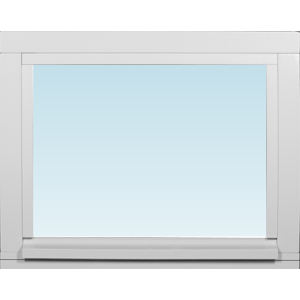 Dala Fönster Df Fast Fönster 480x380mm 1-Luft, Insida Trä Utsida Trä, 3-Glas (5x4)