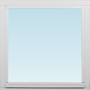 Dala Fönster Df Fast Fönster 580x580mm 1-Luft, Insida Trä Utsida Trä, 3-Glas (6x6)