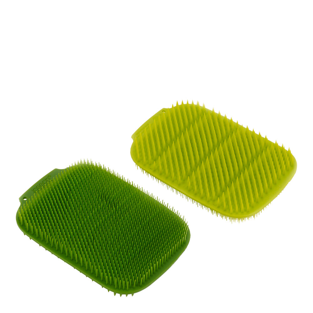 Joseph Joseph Cleantech Disk- och Skrubb Borste 2-pack Grön