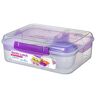 Sistema Bento Lunchbox pro jídlo s ovocem / jogurtovým hrnetem, vícebarevná, 1,65 litru (rozmanitá)