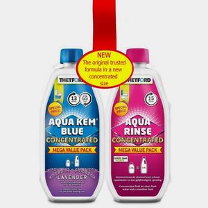 Thetford Aqua Kem Blue & Aqua Rinse Concentrate Duo Pack  - Size: One Size