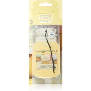 Yankee Candle Vanilla Cupcake hanging car air freshener I. 3 pc