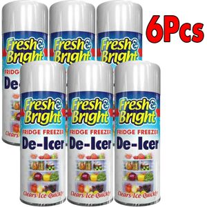 Rapide (6 x Cans) FRIDGE FREEZER DE ICER SPRAY DEFROST ICE QUICKLY ANTI BACTERIAL DEICE