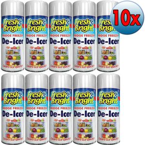 Rapide (10 x Cans) FRIDGE FREEZER DE ICER SPRAY DEFROST ICE QUICKLY ANTI BACTERIAL DEIC