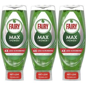 Fairy Max Power Original Washing Up Liquid, 660 ml (Pack of 3)