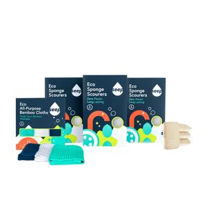 Seep Eco Sponge & Cloth Bundle (1 year supply)