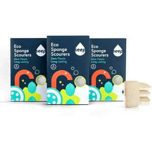 Seep Eco Sponge Scourers (1 year supply - 12 sponges)