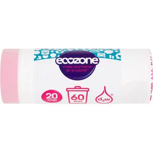 Ecozone Biodegradable Bin Liners - 60L - Roll of 20