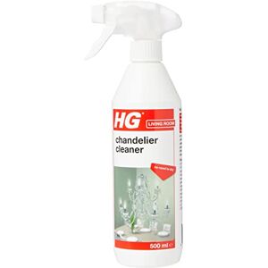 HG Chandelier Cleaner Spray, Specialist Crystal & Glass Cleaner Spray for Lighting Fixtures, Gentle on Delicate Surfaces, Spray On & Drip Dry, Dissolves Dirt - 500ml