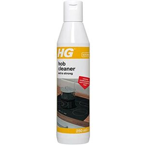 HG Hob Cleaner Extra Strong, Effective Kitchen Degreaser & Induction Hob Cleaner & Protector, Safe for Electric & Gas Cookers, Safe Stove Top Cleaner, Fresh Fragrance & Maximum Shine - 250 ml