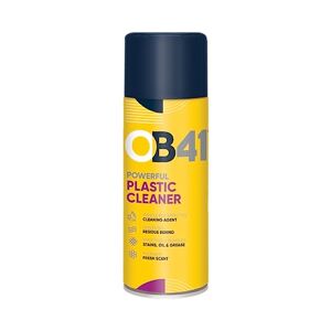 OB41 Powerful Plastic Cleaner. Gently and Effectively Cleans and Degreases Plastic Materials and Surfaces. 400ml