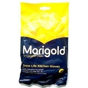 MARIGOLD Extra-Life Kitchen Gloves Small, Yellow, S (Pack of 6)