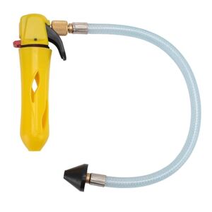 aqxreight AC Drain Line Cleaner Tool ABS Brass Portable Opener for Condensate Line (Yellow)