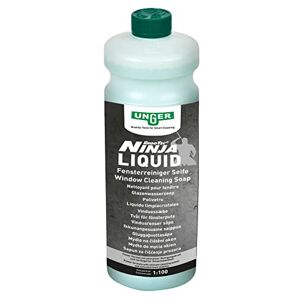 UNGER Power Liquid Cleaning Concentrate (Glass Cleaner 1 Litre, Mixing Ratio 1:100, Streak-Free Cleaning) FR10S