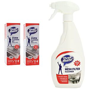 Oven Mate Oven Cleaning Kit 500ml Twin Pack & Mesh Filter Cleaner 500 ml