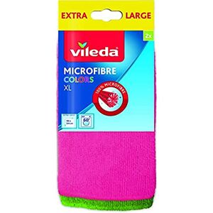 Vileda 141001 lavatutto Cotton Replacement and Microfibre Cloth, Maximum  Absorption and Cleaning