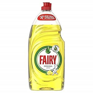Fairy Original Washing Up Liquid with LiftAction Lemon. No Soaking, No Grease, No Fuss and Gentle On Your Skin 1190 ML