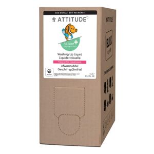 ATTITUDE Baby Washing up Liquid, EWG Verified, No Added Dyes or Fragrances, Tough on Milk Residue and Grease, Vegan, Unscented, Bulk Refill, 2 Litres