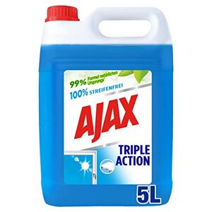 Ajax Glass cleaner canister 5 litres for easy refilling of the spray bottle, 100% streak-free