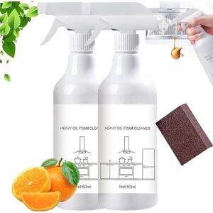 Giurui Splash Foam Spray, 2024 Sprayfoam Spray Oven Cleaner, Multi-purpose Kitchen Cleaner, Foam Heavy Oil Cleaner Spray, Kitchen Remove Grease Rust Bubble Cleaner for Oven (2 Pcs)