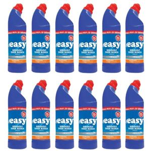 Easy Seriously Thick Bleach Easy Cleaner Odour Eliminator Multipurpose Cleaner 750ml X12 FabFinds Gloves (Original)