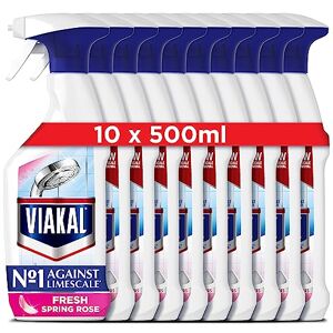 Viakal Limescale Remover Spray, Fresh, 5 Litre (500 ml x 10)